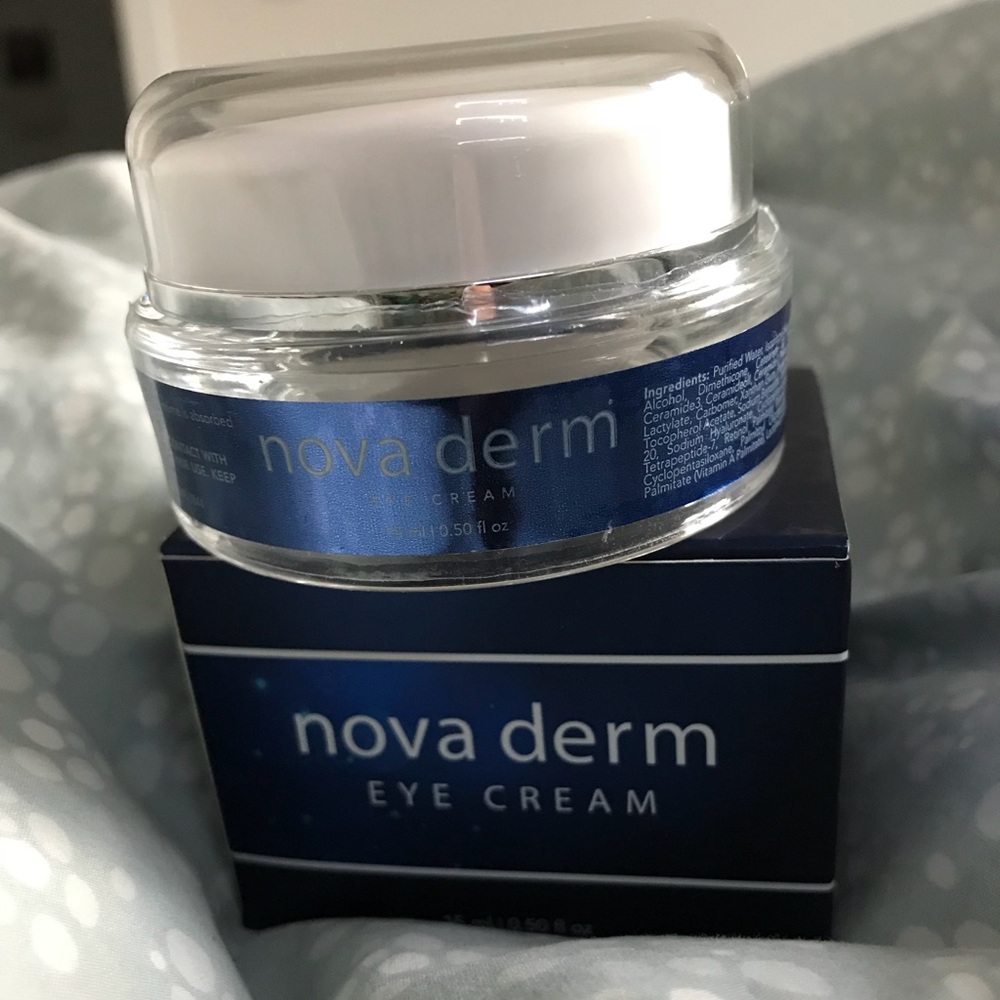 Nova Derm anti aging eye cream - 15 ml container